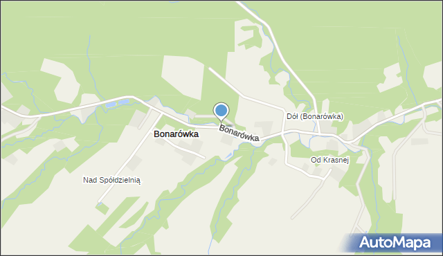 Bonarówka, Bonarówka, mapa Bonarówka