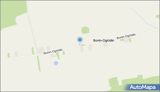 Bonin-Ogródki, Bonin-Ogródki, mapa Bonin-Ogródki