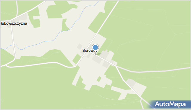 Borowiki, Borowiki, mapa Borowiki