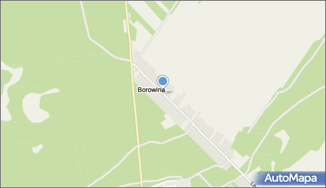 Borowina gmina Józefów, Borowina, mapa Borowina gmina Józefów