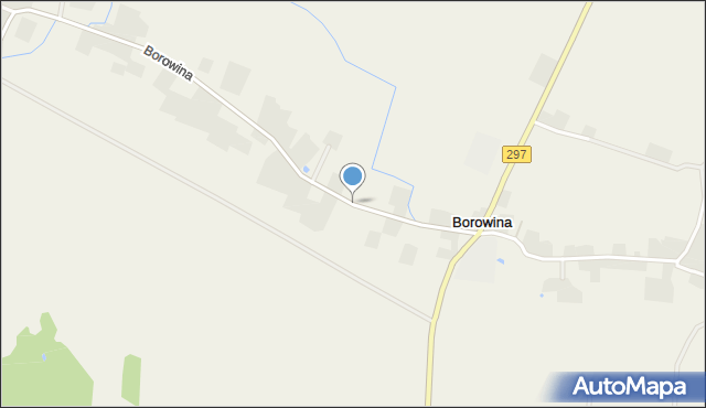 Borowina gmina Szprotawa, Borowina, mapa Borowina gmina Szprotawa