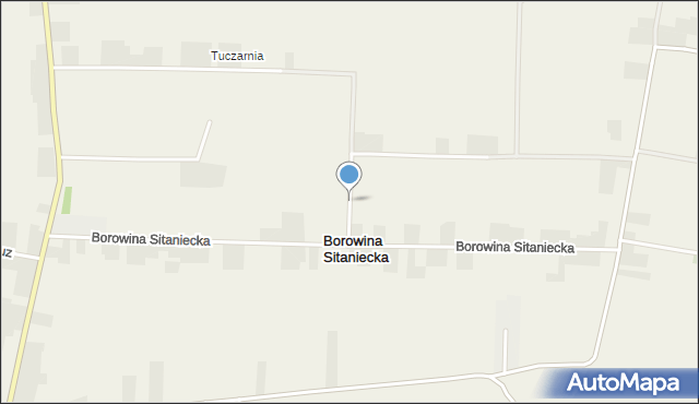 Borowina Sitaniecka, Borowina Sitaniecka, mapa Borowina Sitaniecka