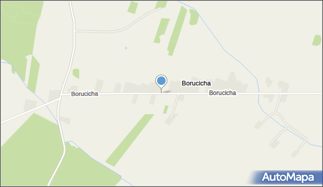 Borucicha, Borucicha, mapa Borucicha