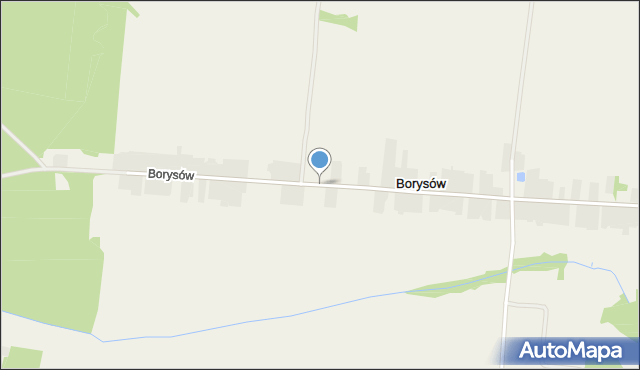 Borysów, Borysów, mapa Borysów