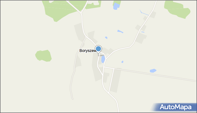 Boryszewo, Boryszewo, mapa Boryszewo