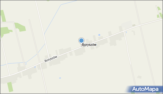 Boryszów, Boryszów, mapa Boryszów