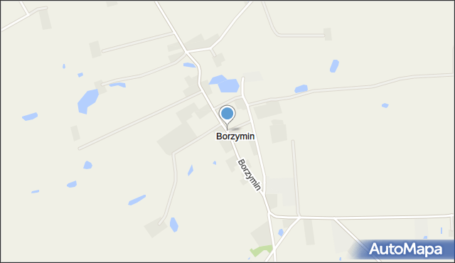 Borzymin, Borzymin, mapa Borzymin