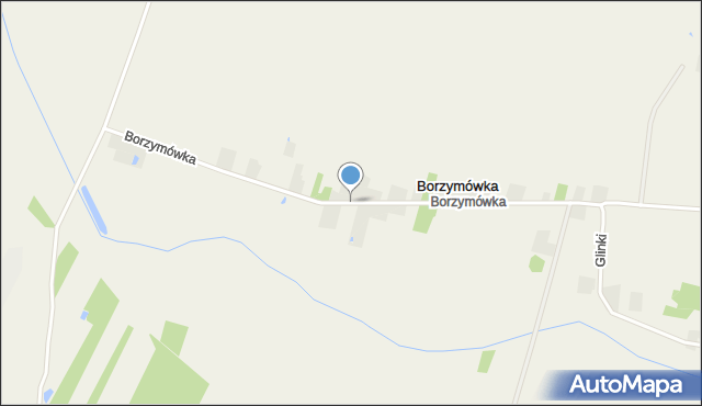 Borzymówka, Borzymówka, mapa Borzymówka