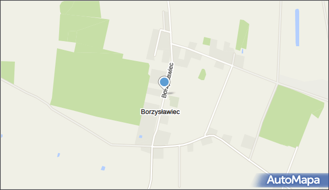 Borzysławiec, Borzysławiec, mapa Borzysławiec