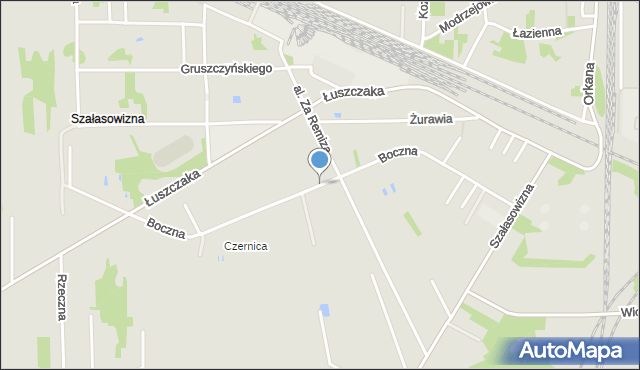 Dąbrowa Górnicza, Boczna, mapa Dąbrowa Górnicza