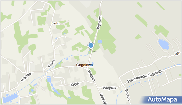 Gogołowa, Boryńska, mapa Gogołowa