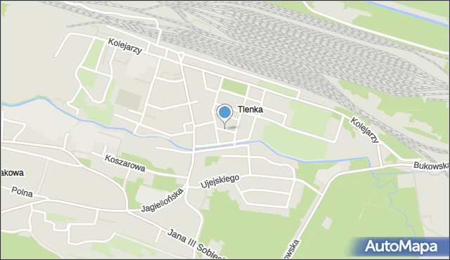 Jaworzno, Boya-Żeleńskiego Tadeusza, mapa Jaworzno