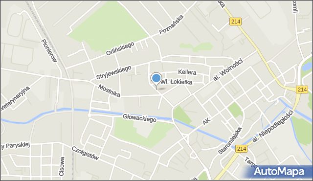 Lębork, Bohaterów Westerplatte, mapa Lębork