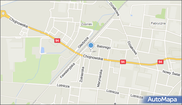 Legnica, Boczna, mapa Legnicy