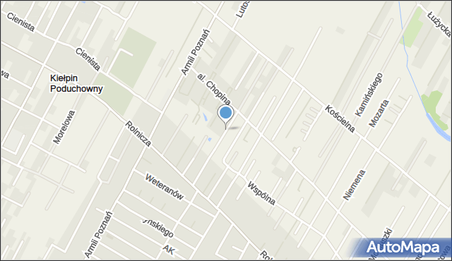 Łomianki Dolne, Bogdańskiego Antoniego, mapa Łomianki Dolne