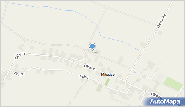 Miłocice gmina Jelcz-Laskowice, Boczna, mapa Miłocice gmina Jelcz-Laskowice