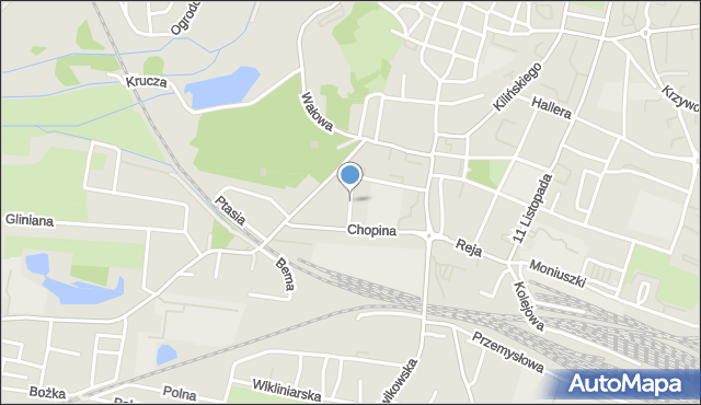 Oleśnica, Bocka Jerzego, mapa Oleśnica