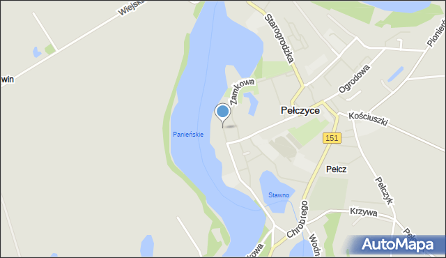 Pełczyce powiat choszczeński, Boczna, mapa Pełczyce powiat choszczeński