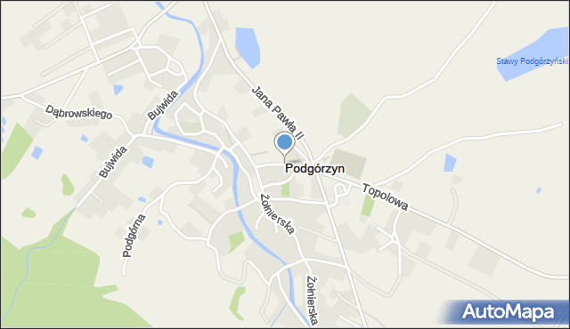 Podgórzyn powiat karkonoski, Bojki, mapa Podgórzyn powiat karkonoski