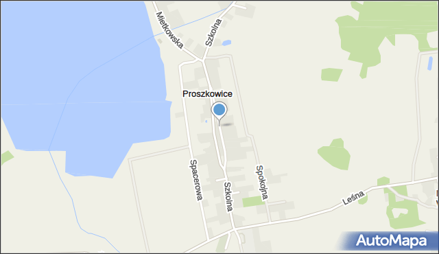Proszkowice, Boczna, mapa Proszkowice