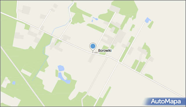 Rafałówka, Borowiki, mapa Rafałówka