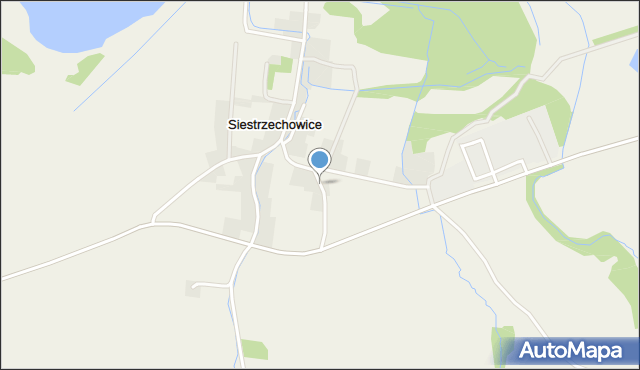 Siestrzechowice, Boczna, mapa Siestrzechowice