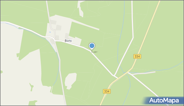 Smolne gmina Jemielno, Borki, mapa Smolne gmina Jemielno