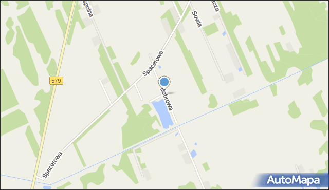 Sowia Wola, Bobrowa, mapa Sowia Wola