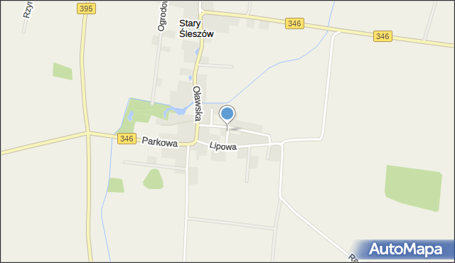 Stary Śleszów, Boczna, mapa Stary Śleszów