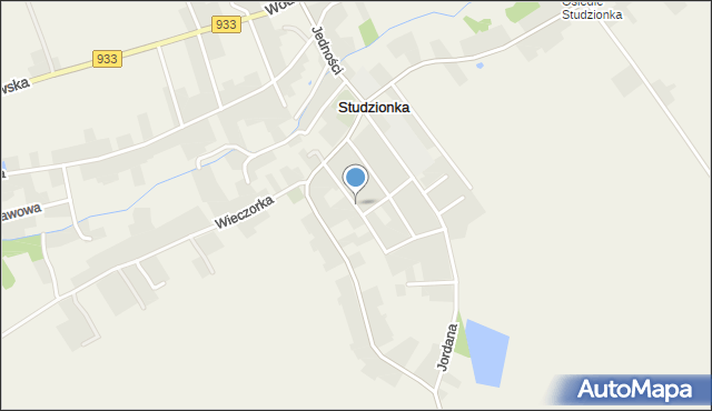 Studzionka gmina Pszczyna, Boya-Żeleńskiego Tadeusza, mapa Studzionka gmina Pszczyna