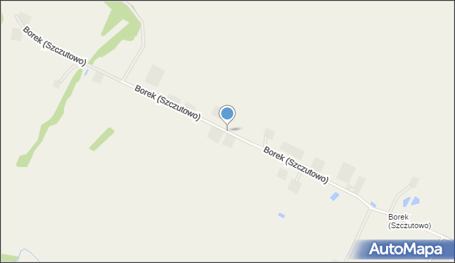 Szczutowo gmina Górzno, Borek (Szczutowo), mapa Szczutowo gmina Górzno