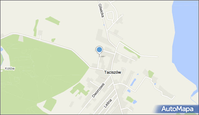 Taciszów, Boczna, mapa Taciszów