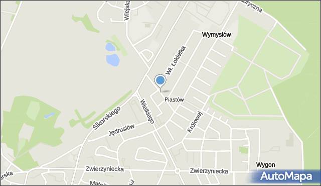 Tarnobrzeg, Bolesława Śmiałego, mapa Tarnobrzegu