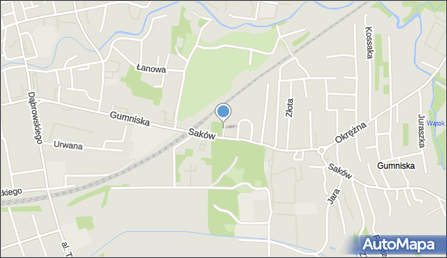 Tarnów, Bojanowskiego Edmunda, mapa Tarnów