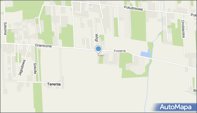 Terenia, Bogusławskiego Wojciecha, mapa Terenia