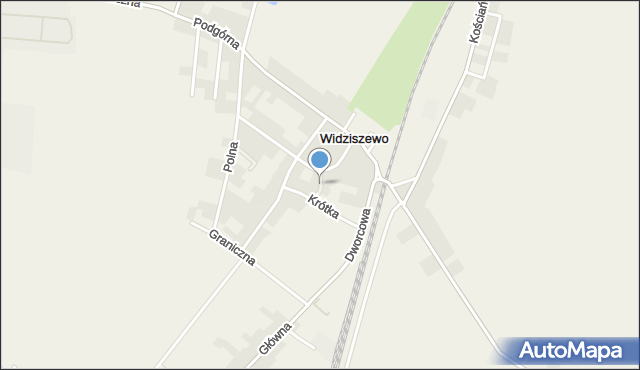 Widziszewo, Boczna, mapa Widziszewo