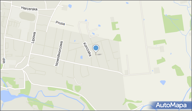 Barczewo, Brzechwy Jana, mapa Barczewo