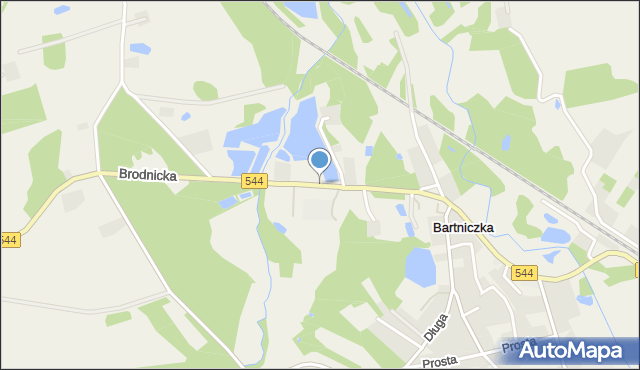 Bartniczka, Brodnicka, mapa Bartniczka