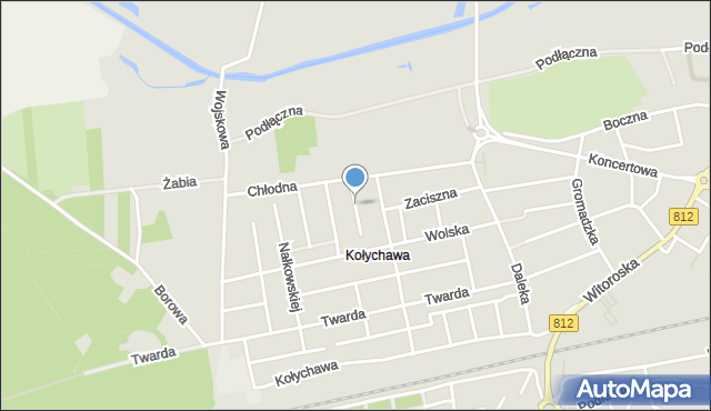 Biała Podlaska, Brzechwy Jana, mapa Białej Podlaskiej