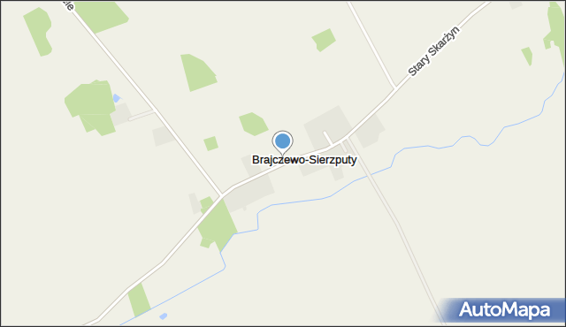 Brajczewo-Sierzputy, Brajczewo-Sierzputy, mapa Brajczewo-Sierzputy