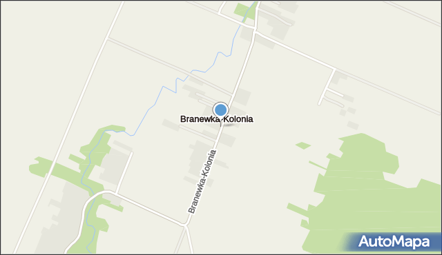 Branewka-Kolonia, Branewka-Kolonia, mapa Branewka-Kolonia