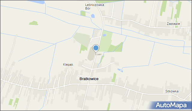 Bratkowice, Bratkowice, mapa Bratkowice