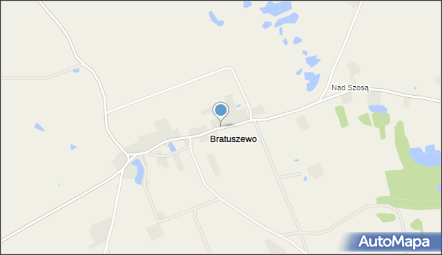 Bratuszewo, Bratuszewo, mapa Bratuszewo