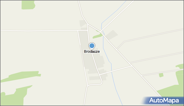 Brodacze, Brodacze, mapa Brodacze