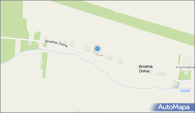 Brodnia Dolna, Brodnia Dolna, mapa Brodnia Dolna