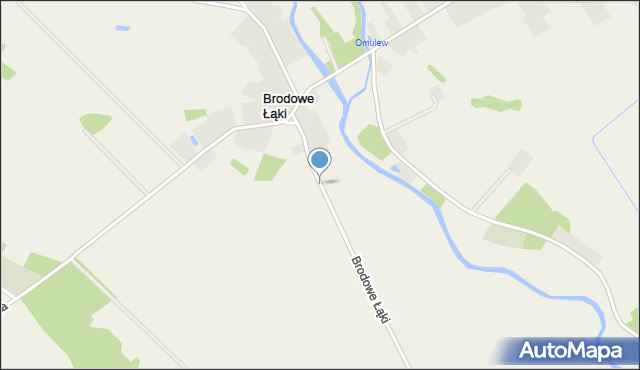 Brodowe Łąki, Brodowe Łąki, mapa Brodowe Łąki