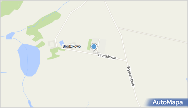 Brodzikowo, Brodzikowo, mapa Brodzikowo