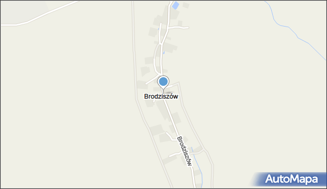 Brodziszów, Brodziszów, mapa Brodziszów