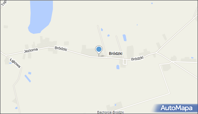 Bródzki, Bródzki, mapa Bródzki