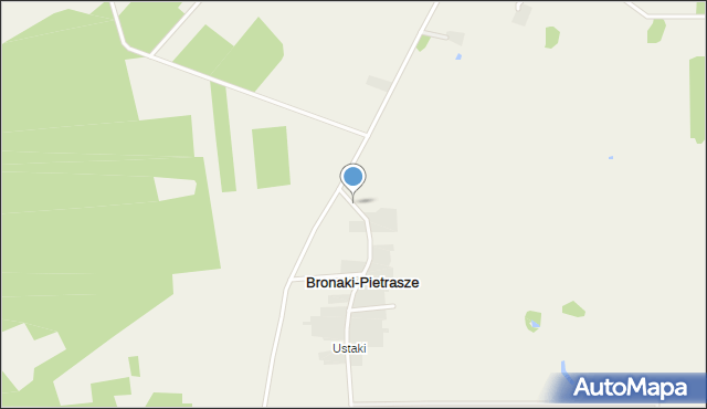 Bronaki-Pietrasze, Bronaki-Pietrasze, mapa Bronaki-Pietrasze